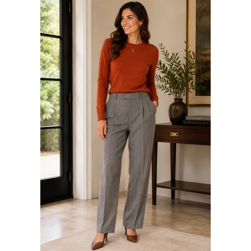 Neiman Marcus Cashmere Sweater XS Persimmon Orange Crewneck NWT Women's Soft